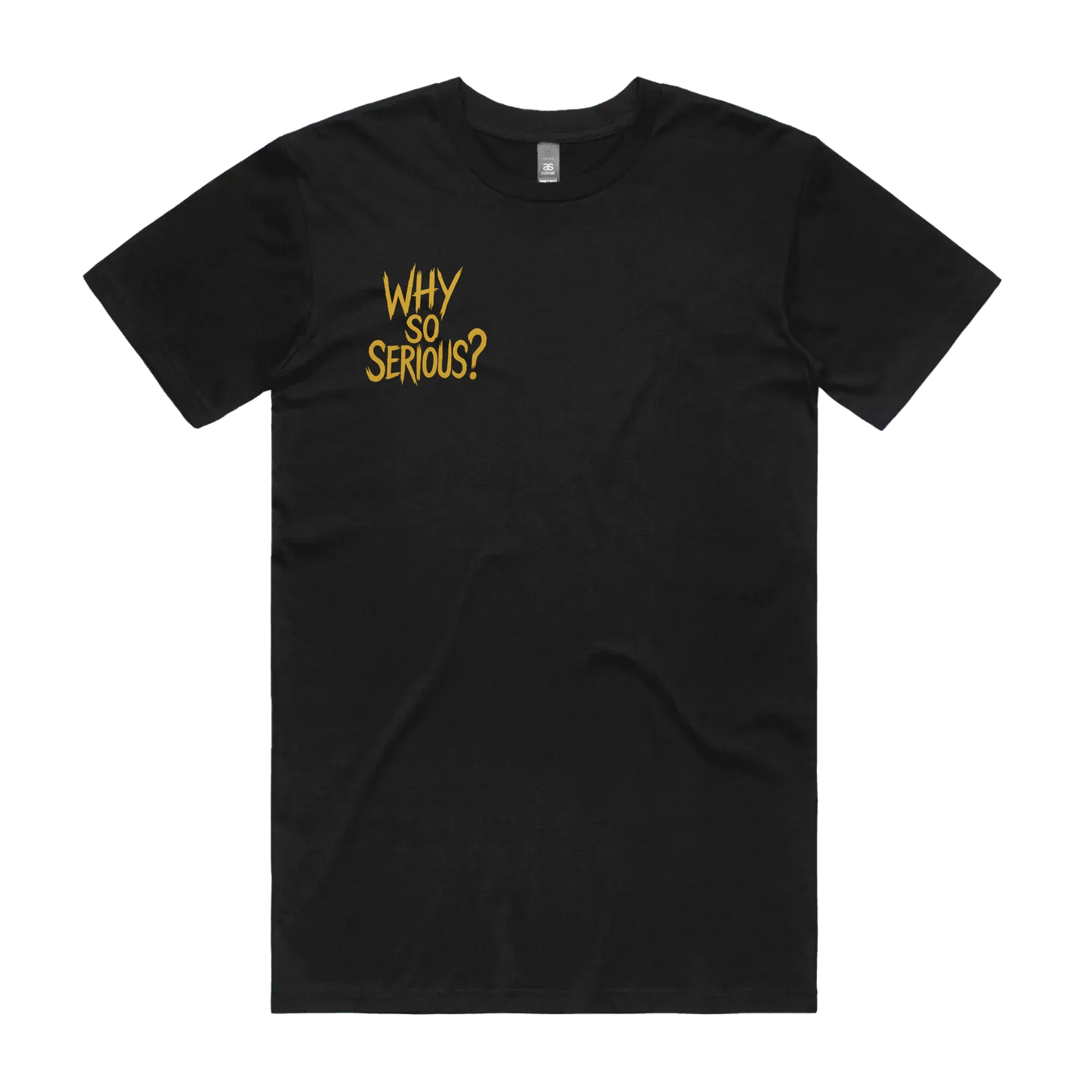 Black front flat lay