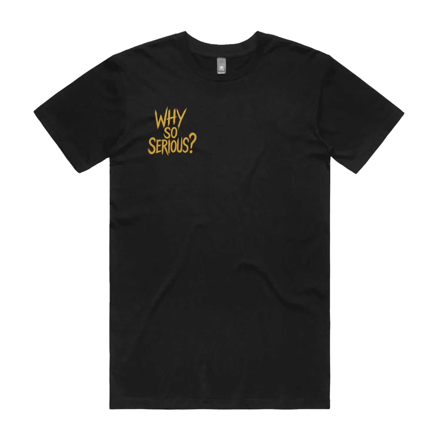 Black front flat lay