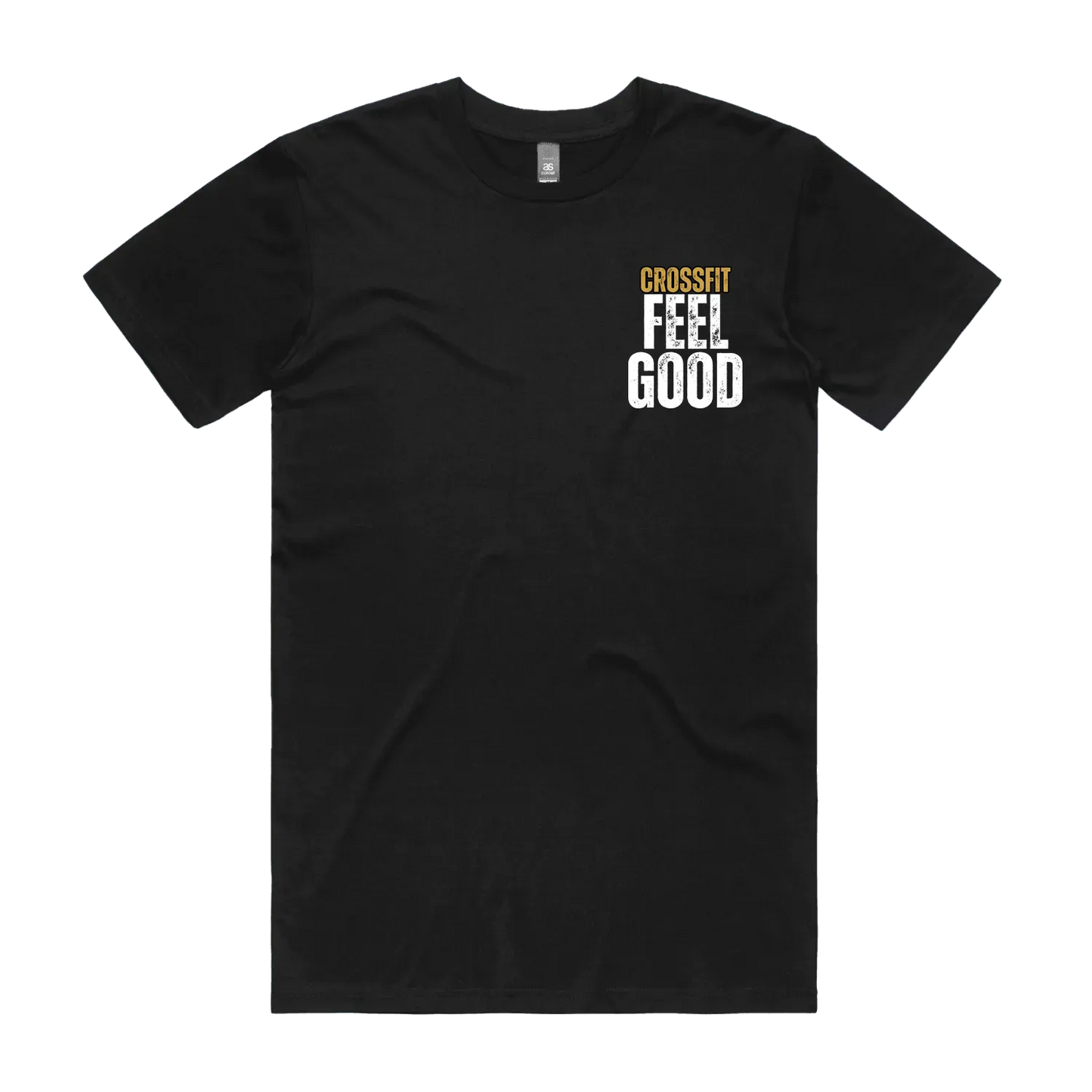 Black front flat lay