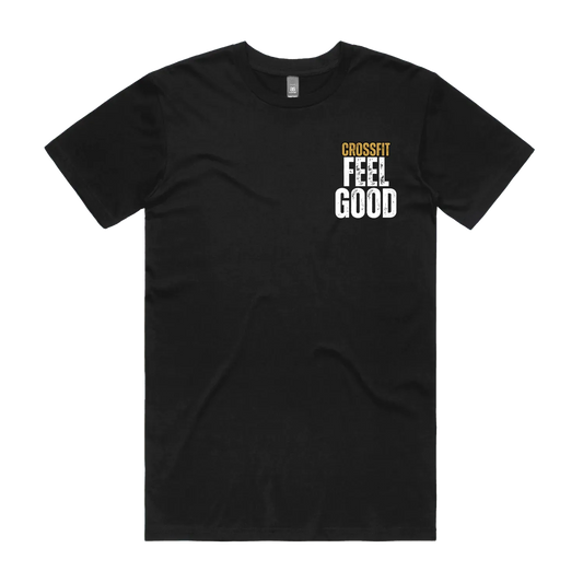 Black front flat lay